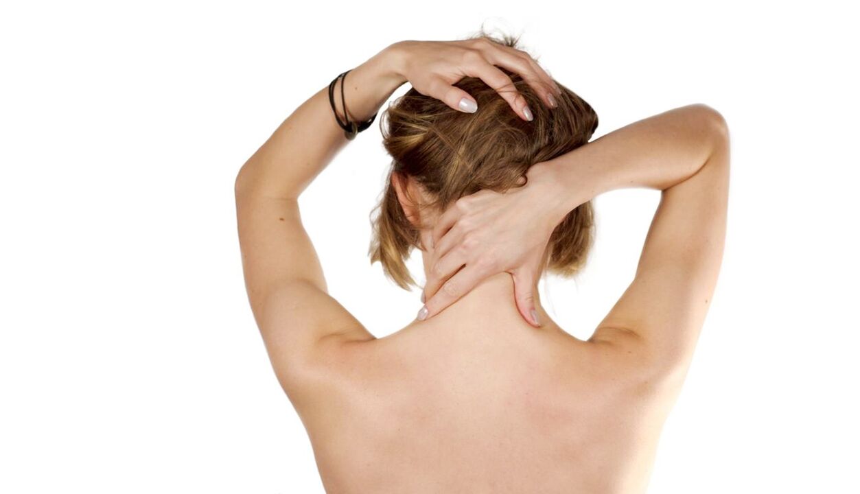Nacken-Selbstmassage bei Osteochondrose